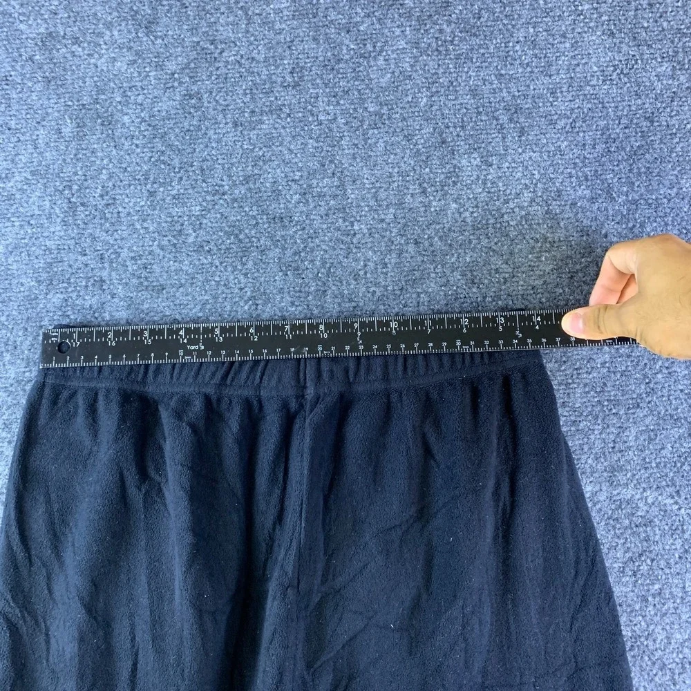 Uniqlo Joggers Sweatpants Mens 28x25.5 Black Elastic Waist Tapered Leg Everyday
